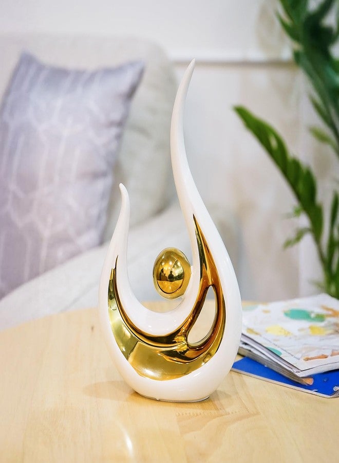 Ekhasa Nostrae Modern Abstract Art Show Pieces for Home Decor Living Room Decorative Items | Cute Showpieces Gift Item for Decor | Center Table Tv Unit Showcase Office Interior Statue Figurines - Image 2